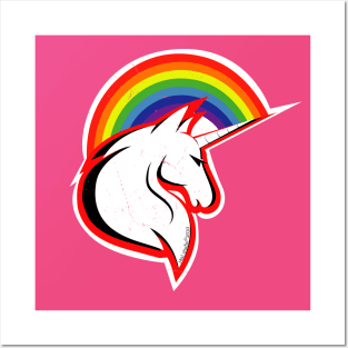 Unicorns & Rainbows Posters and Art